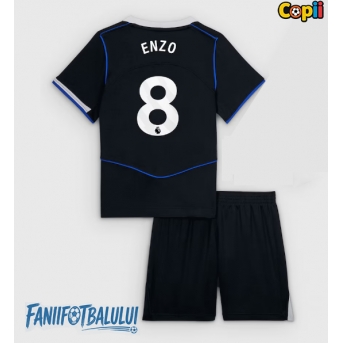 Chelsea Enzo Fernandez #8 Echipament de Fotbal Replică 2025-26 Copii Treilea (+ Șorturi)